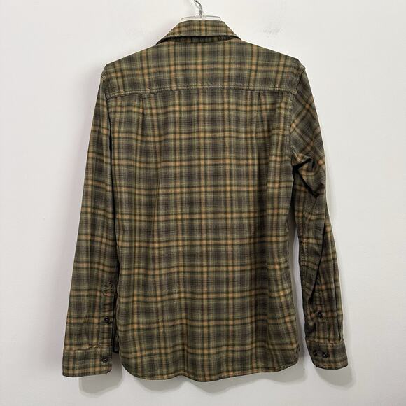 Carhartt Rugged Flex Flannel Shirt S Mens Button Front Pockets Relaxed Work - Picture 8 of 9